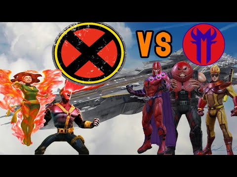 MSF | X-Men (343K) VS Brotherhood (504K) - WAR Offence | Marvel Strike Force