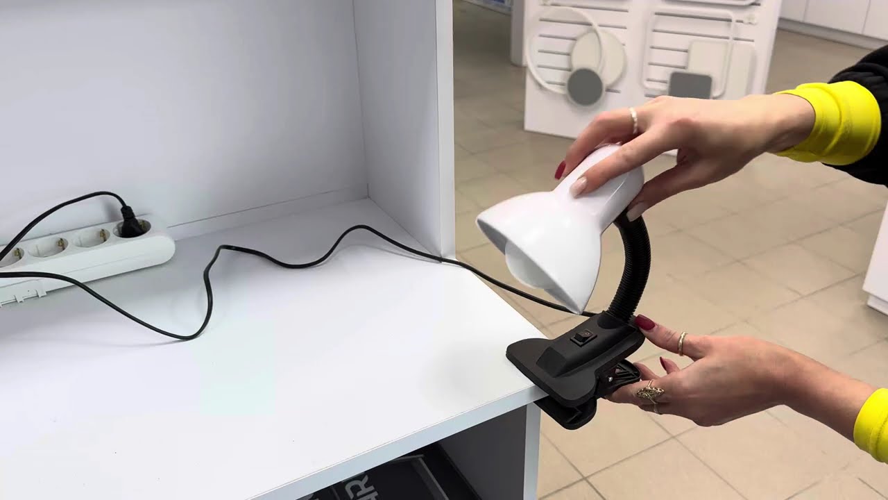 Настольная лампа с прищепкой LOGA LIGHT CL-105 Снежинка