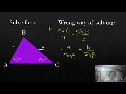 Common Mistakes on Solving Triangles