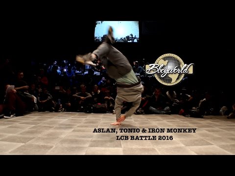Bootuz, Tonio & Iron Monkey [JUDGES SHOWCASE] ▶ LCB BATTLE 2016 ◀ ⓒ .BBoy World | Belgium