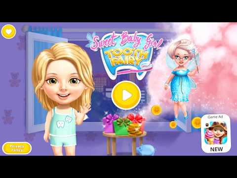 Sweet Baby Girl Tooth Fairy Fun Care Kids Game  | Colors Teeth Brush Fairy Makeover Games | funzilla