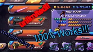 Cara cheat zombie diary 2 unlimited gems dan coins | Indonesia