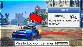 Anti Missile Trolling Griefers With The LA COUREUSE on GTA Online!!
