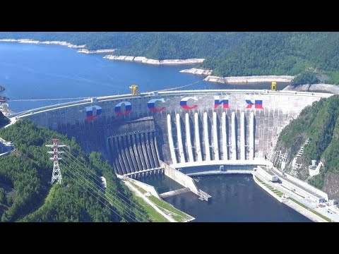 Разгрузка в Хакасии - мурашки по коже, аж дух захватывает, дамба в живую