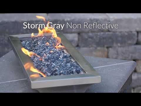 Storm Gray Non-Reflective Fire Glass | BBQGuys Signature Series Video