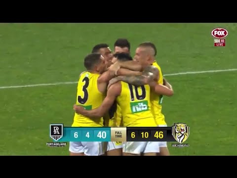 Richmond vs Port Adelaide 2020 Preliminary Finals Last 2 Minutes