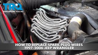 How to Replace Spark Plug Wires 1997-2006 Jeep Wrangler