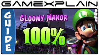 Luigi's Mansion 2: Dark Moon: 100% Gloomy Manor Guide & Walkthrough (Gem, Boos & Puzzles!)