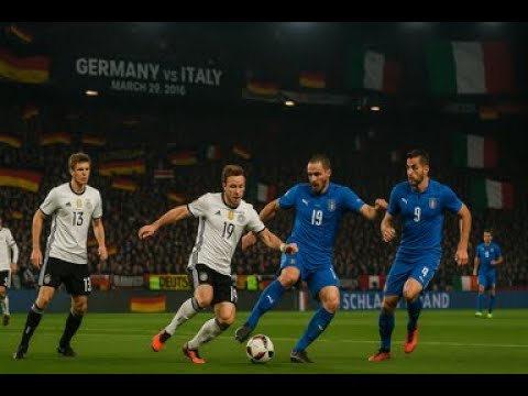 Germany vs Italy | Full Match | International Friendly | March 29, 2016
