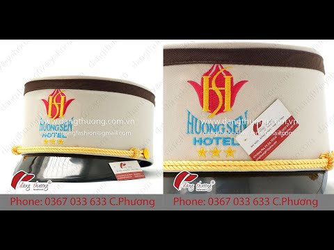 Mũ nón bellboy, doorman hotel Hương Sen