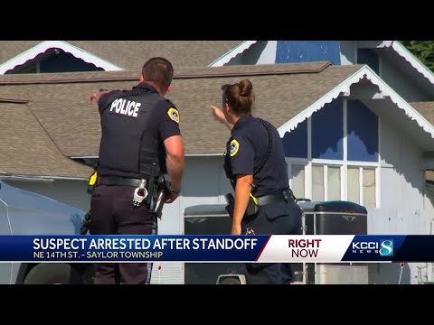 Man who allegedly shot at deputy now in custody after 4-hour standoff at Des Moines motel