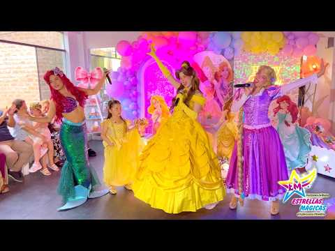 Show Infantil Princesas Disney con La Sirenita, Bella y Rapunzel Estrellas Mágicas!!!