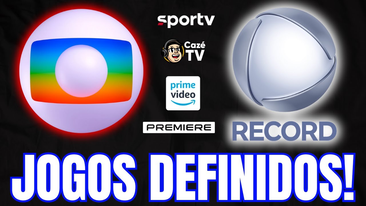 TVs escolhem JOGOS na COPA do BRASIL e BRASILEIRÃO!
