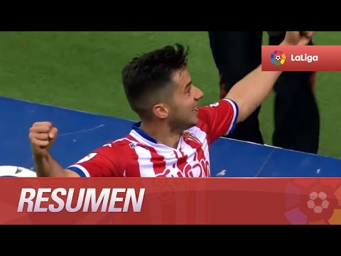 Resumen de Sporting de Gijón (2-0) SD Eibar