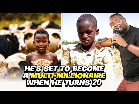 Meet the Youngest Fulani Herdman. He started rearing cattles at the age of 5