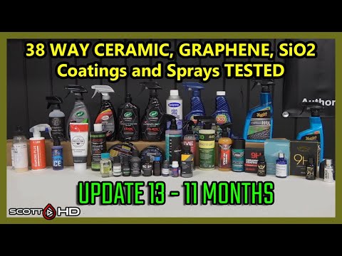 38 WAY CERAMIC COATINGS  Longevity Test - $9 to $1500 coatings & sealants - UPDATE 13 - 11 MONTHS
