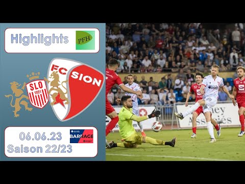 Barrage Highlights: FC Stade - Lausanne - Ouchy vs FC Sion (06.06.2023)
