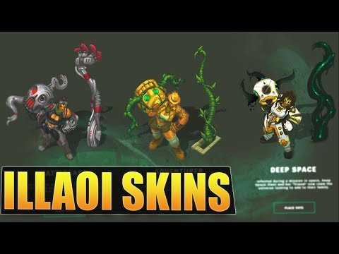 3 NEW ILLAOI SKINS, 1 GETS MADE | Battlecast, Adventurer, Deep Space - League of Legends
