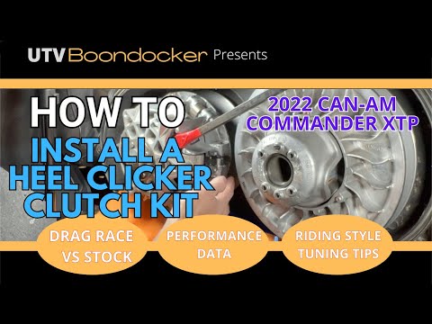 Can Am Commander XTP Heel Clicker Clutch Kit Install - Performance and Tuning Tips