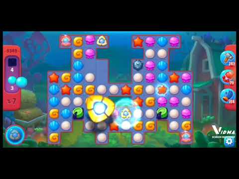 Fishdom. 9349 hard level no boosters and diamonds. 18 moves