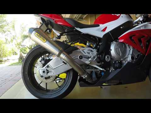 2015 S1000RR Exhaust Comparison ARROW vs STOCK vs PIPE
