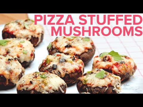 Pizza Stuffed Mushrooms