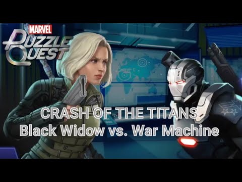 Black Widow vs. War Machine + Behemoth Burrito Feb. 2, 2022 | Marvel Puzzle Quest | Deadpool Daily