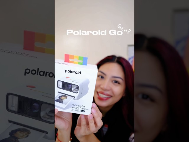 Vídeo relacionado con Polaroid - Bundle Instant Camera Go Gen 3 White + Go Color Film (16 Photos)