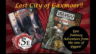 OSR Review: The Lost City of Gaxmoor