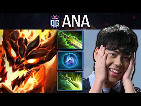 OG.ANA SMURF SHADOW FIEND WITH ETHEREAL-BUTTERFLY - DOTA 2 GAMEPLAY