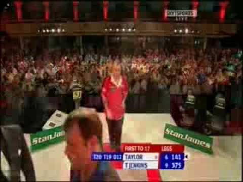 Phil Taylor v Terry Jenkins - World Dart Matchplay 2007 - Bad Moment