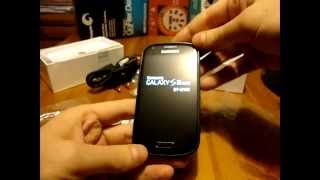 preview picture of video 'Samsung Galaxy S3 Mini Nero 8Gb - Android 4.1 Jelly Bean'
