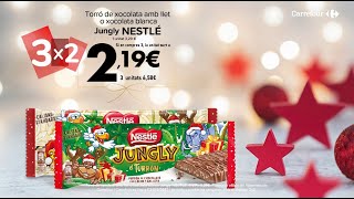 Carrefour 3x2 Turrón Jungly Nestlé anuncio