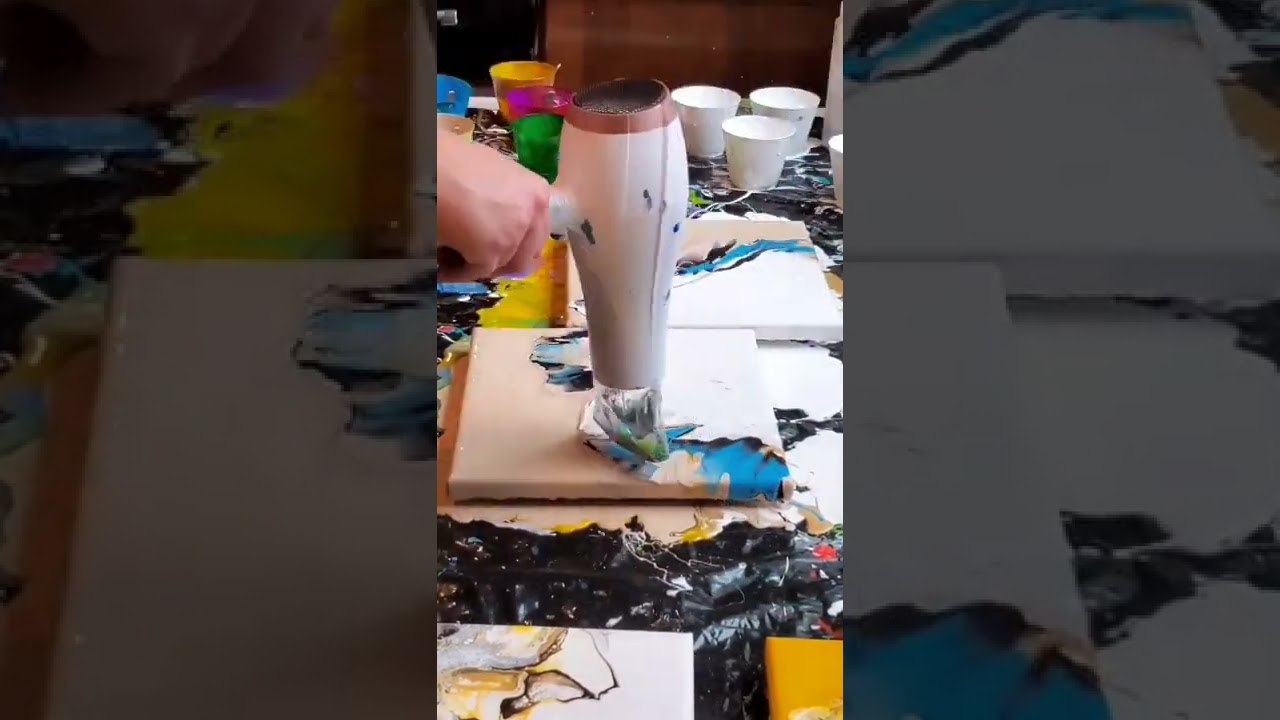 Pocahontas Inspired Acrylic Pour Painting Disney Princess Series