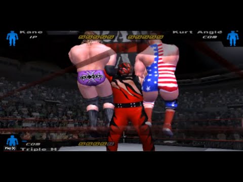 #WWE Mask Kane Vs HHH Vs Kurt Angle Full Match  2023 |#wwesmackdown
