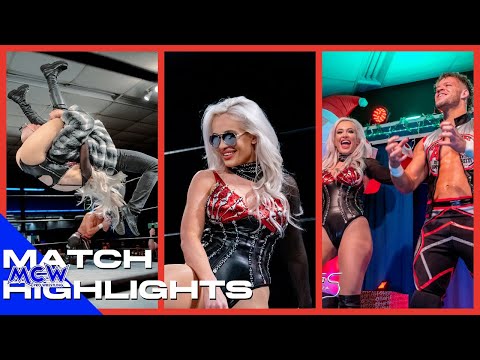 Scarlett Bordeaux hits King McBride with a Canadian Destroyer - Action Andretti, AEW, WWE