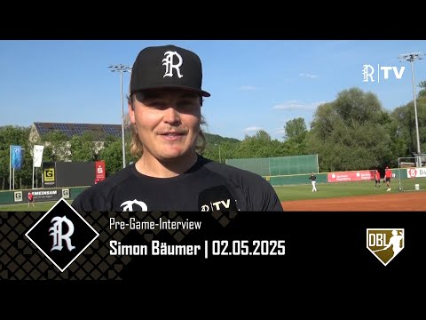 Pregame Interview | Simon Bäumer | Guggenberger Legionäre vs. Stuttgart Reds | DBL 02.05.2025