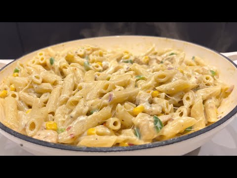 So Delicious, My Family keeps asking for more everyday : White pasta recipe
