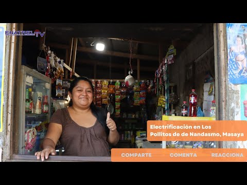 Electrificación en  Comunidad Los Pollitos de Nandasmo , Masaya