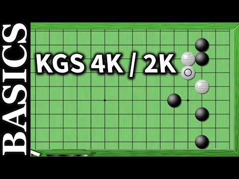 KGS 4kyus and 2kyu Need to work on AJI - Basic Baduk