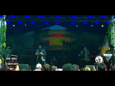 Juan Gómez y su grupo kapaz en flor del río chapeltique San Miguel