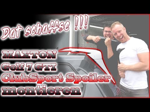 Golf 7 Clubsport Spoiler Maxton Montage