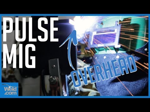 Pulse Spray MIG Welding Overhead