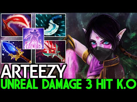 ARTEEZY [Templar Assassin] Unreal Damage 3 Hit KO Pro Top 1 MMR Dota 2