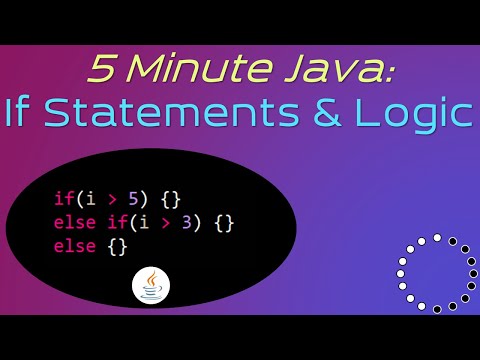 If Statements & Logic in Java - 5 Minute Java