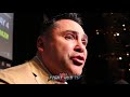 OSCAR DE LA HOYA ON CANELO JACOBS "I DON'T SEE IT GOING THE DISTANCE!"