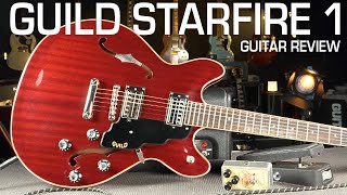 Video thumbnail for Guild Starfire 1 DC - Affordable ES 335 Centre Block Alternative - Electric Guitar Review by The Guitaristas