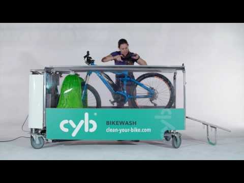 cyb Bikewash in Aktion