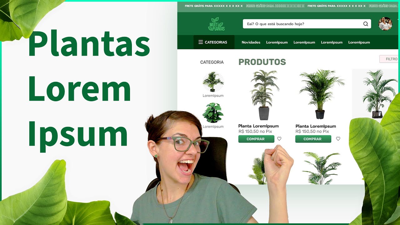 Eu revisei este E-COMMERCE DE PLANTAS!