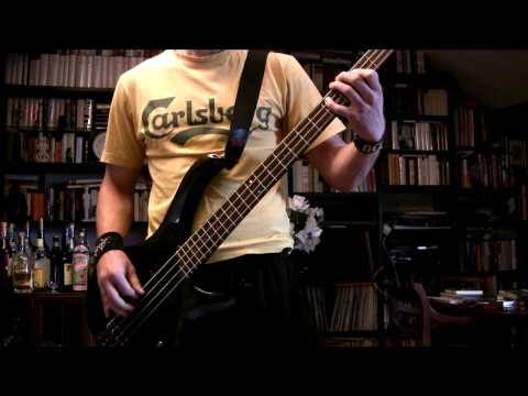 MANOWAR - Hand Of Doom Bass Cover